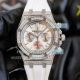 Replica Audemars Piguet Royal Oak Chronograph Watch SS Black Dial Diamond Bezel  (1)_th.jpg